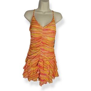 Wild Fable Sleeveless Ruched Tiered Dress XL Jrs.